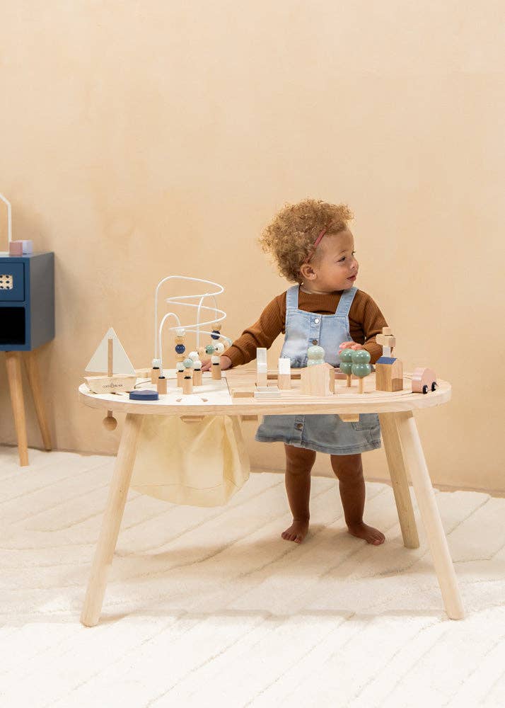 Coco Village - Vente Jouet en bois – enfant - Table d'activité en bois13
