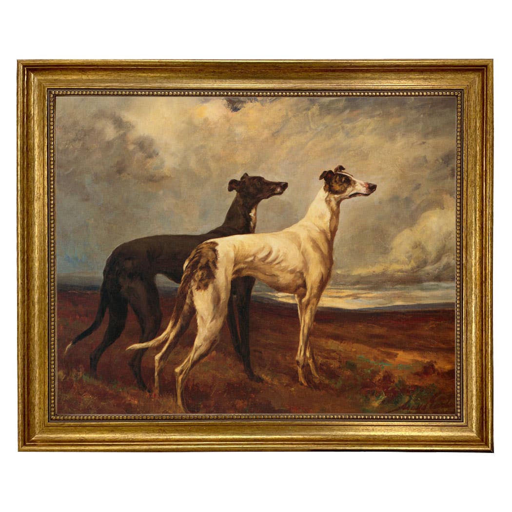 Madison Bay Co. - Historical Home Decor Reproductions - Vendita all'ingrosso Stampa artistica - Levrieri nel Campo di Earl Stampa Vintage su Tela3