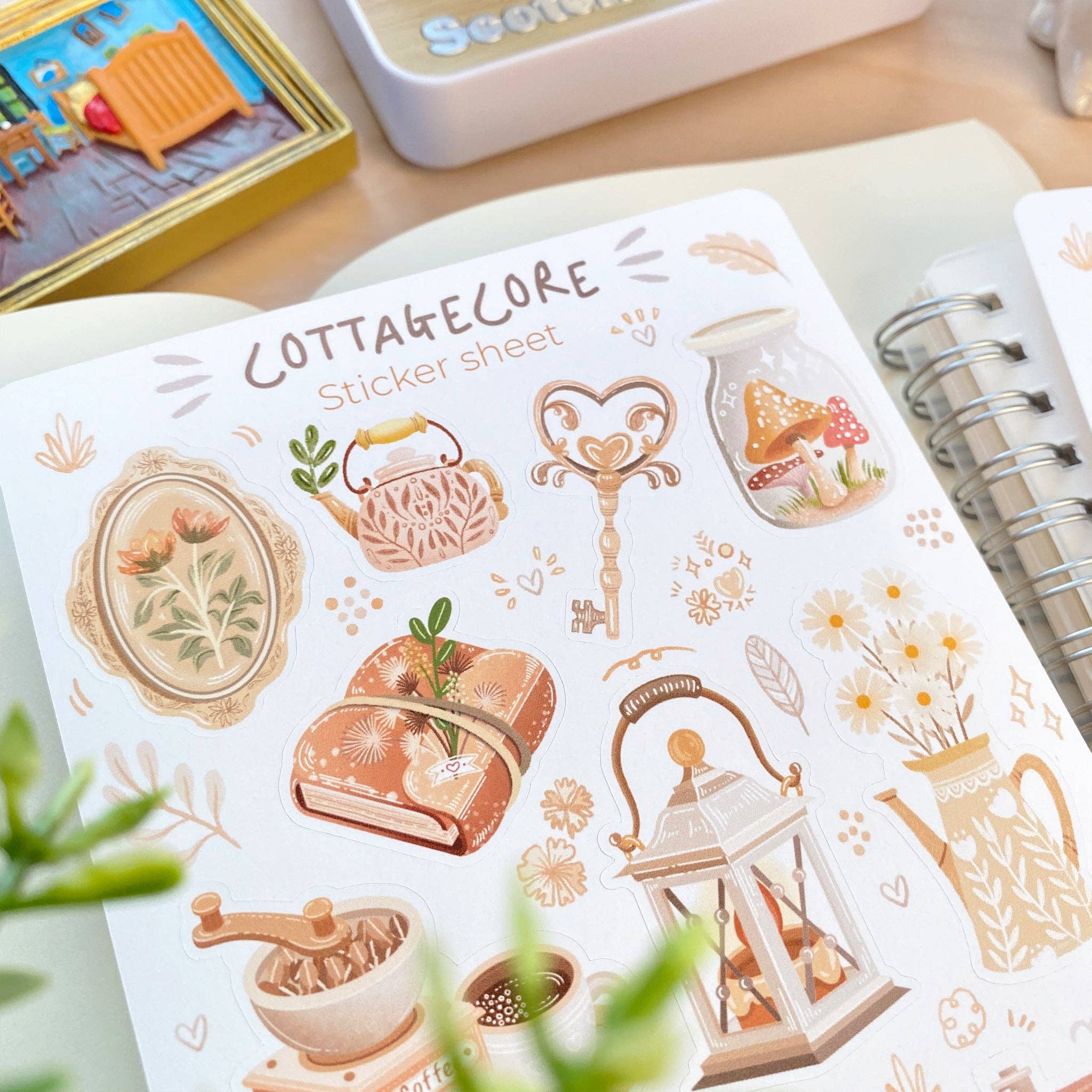 Lettoon - Wholesale Sticker - Sticker Sheet - Cottagecore5