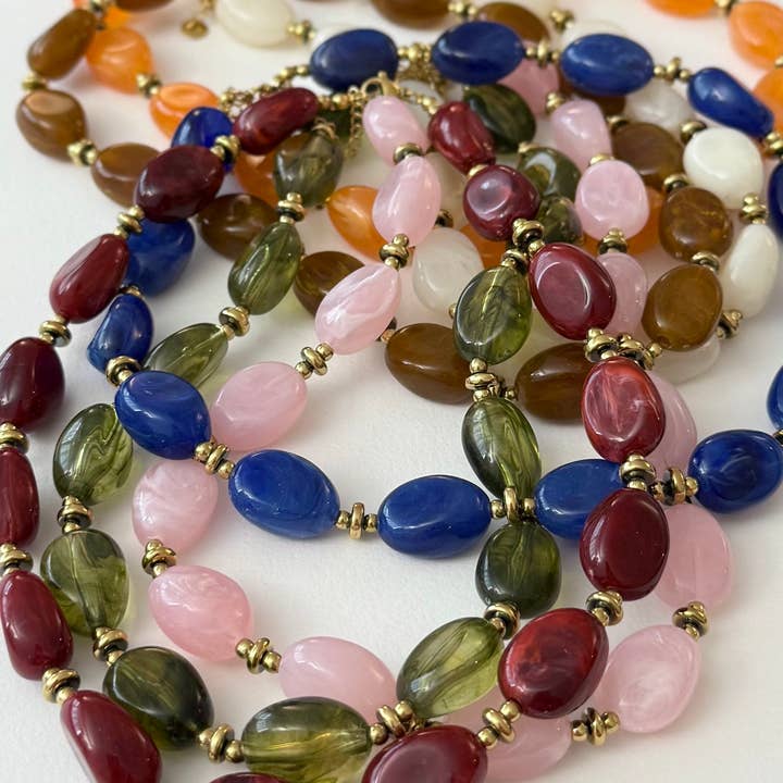 A.B. Paris - Wholesale Beaded/Pearl Necklace - Java - 7 colors35