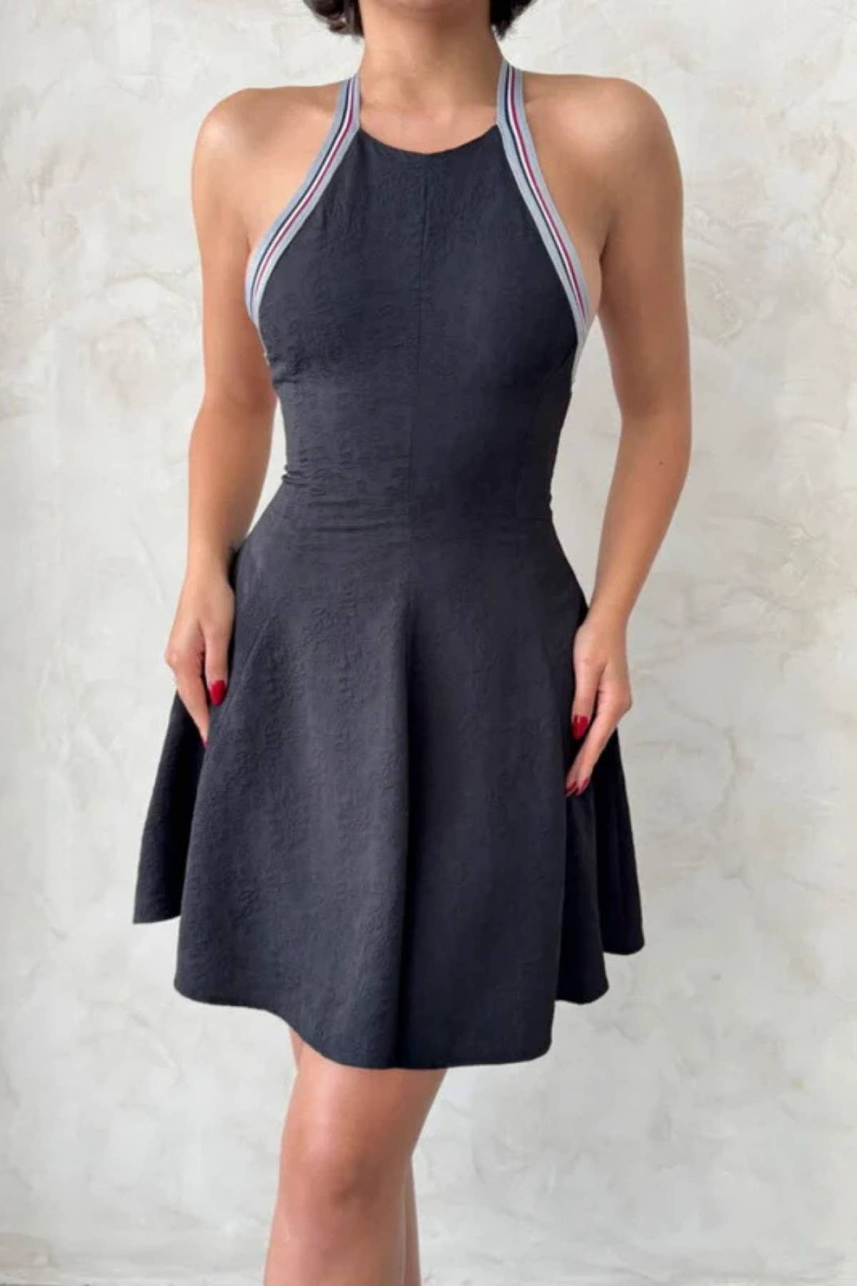 My 9Teen - Wholesale Athletic Dress - Women's - Athletic Crossed Back Dress8