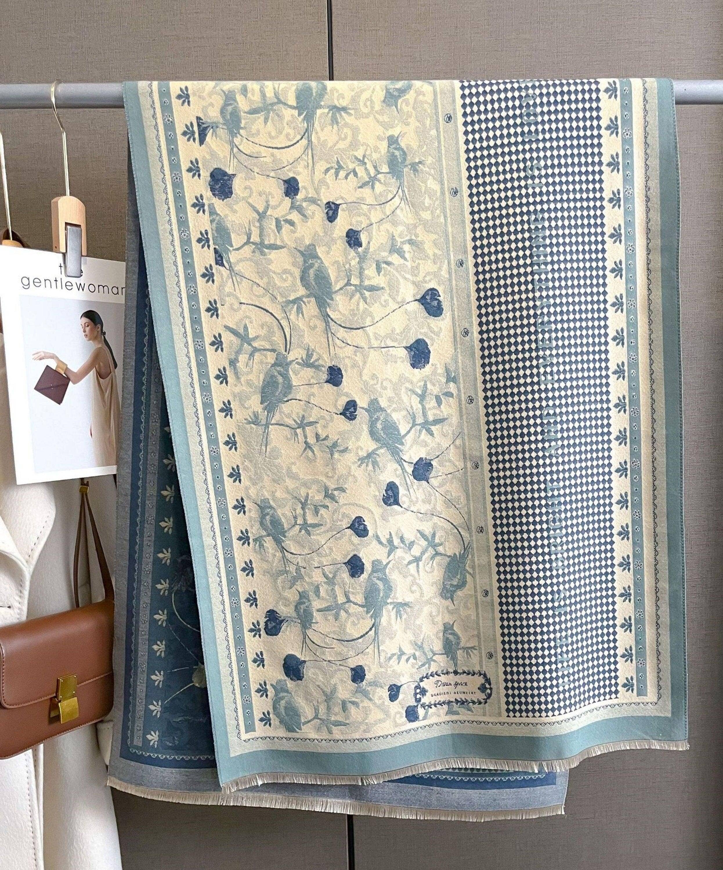 SueSilkHK - Venta al por mayor Bufanda - Mujer - Bufanda vintage a cuadros con textura de cachemir con bloques de colores, bufanda de 65 x 185 cm, chal con textura de pashmina, chal bohemio, regalo para ella2