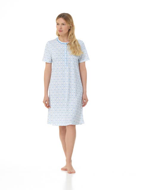 Short Sleeve Nightgown, Serafino, LQ175035 for wholesale by Linclalor S.P.A.