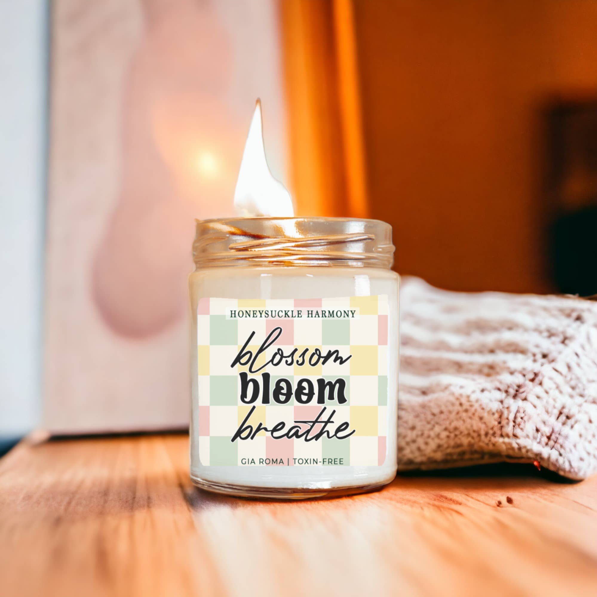 Gia Roma - Vendita all'ingrosso Candela in vasetto - Candele pasquali retrò con graziosi barattoli profumati alla soia primaverile29