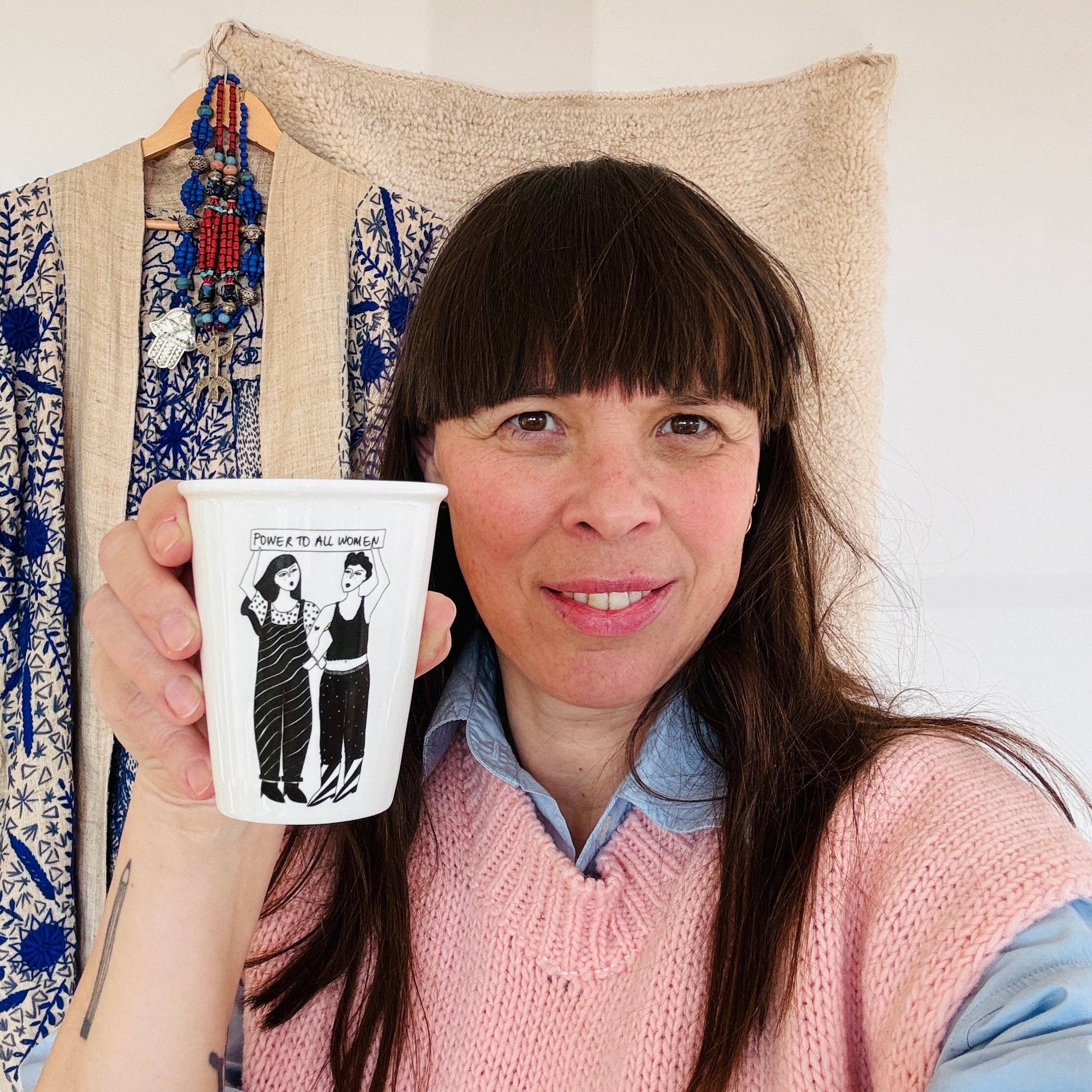 helen b - Wholesale Drinking Glass/Cup - cup power to all women 20253