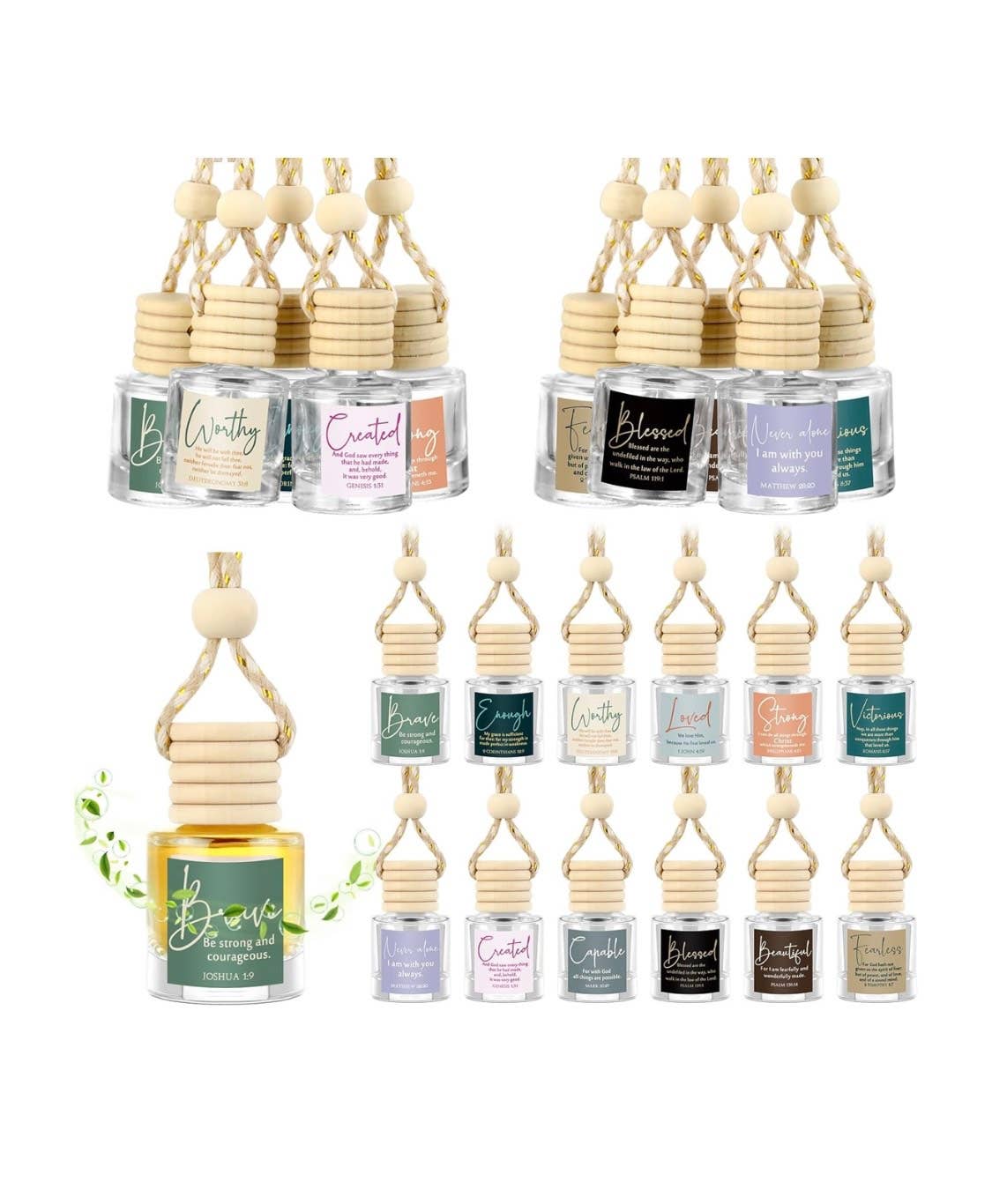 Cross and Crowns - Wholesale Car Freshener - Unisex - Christian car air diffuser bottles0