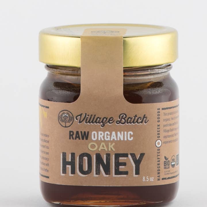 Village Batch Organic Oak Honey for wholesale by Village Batch