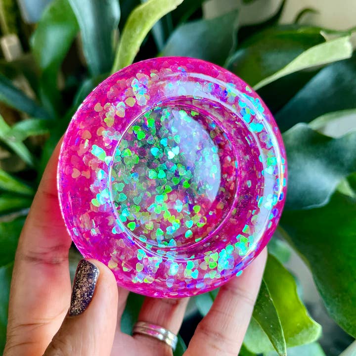 Prescription Resin - Wholesale Jewelry Dish - RESIN ROUND TRINKET BOWL | x 6 MIXED ASSORTMENT5