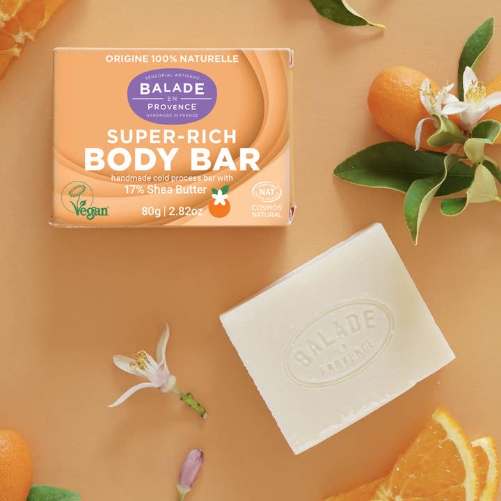 Orange Blossom Body Soap - 80g for wholesale by Balade en Provence