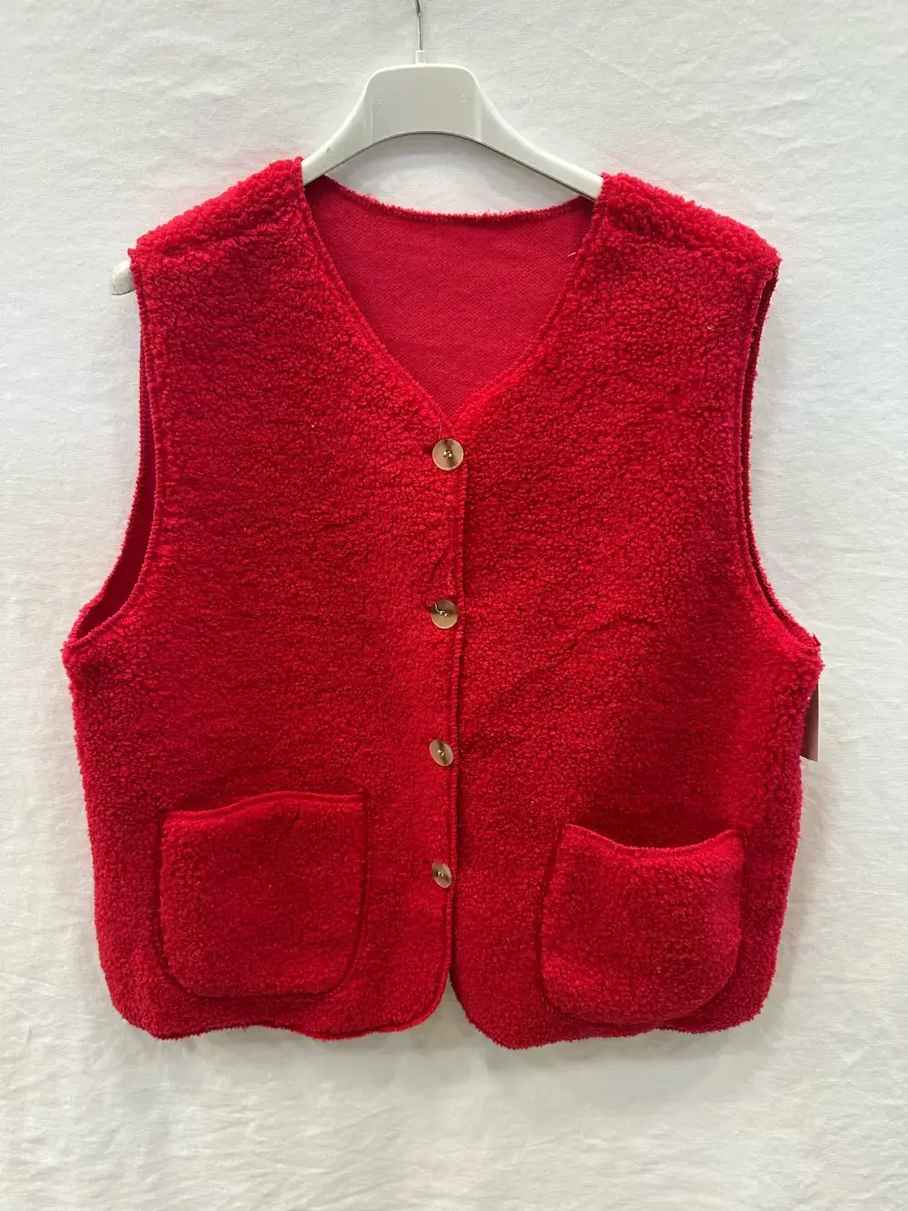 Mimi & Gogo - Vente Veste sans manches – femme - Gilet moumoute sans manches @6108_GiMoumoute13