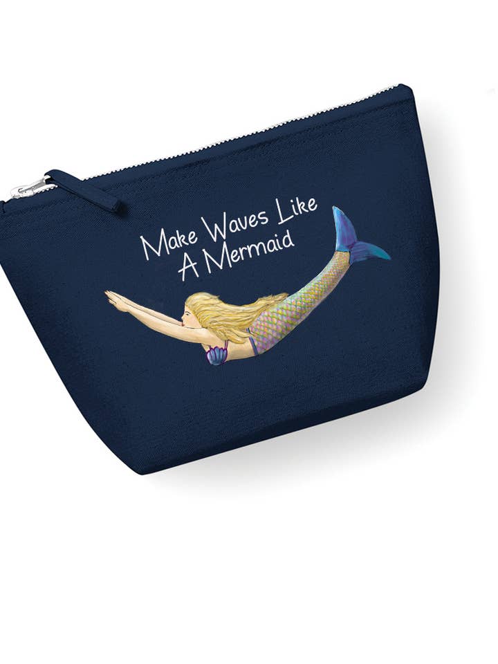 Mermaid Canvas Accessory Bag for wholesale by Gullz R Loud