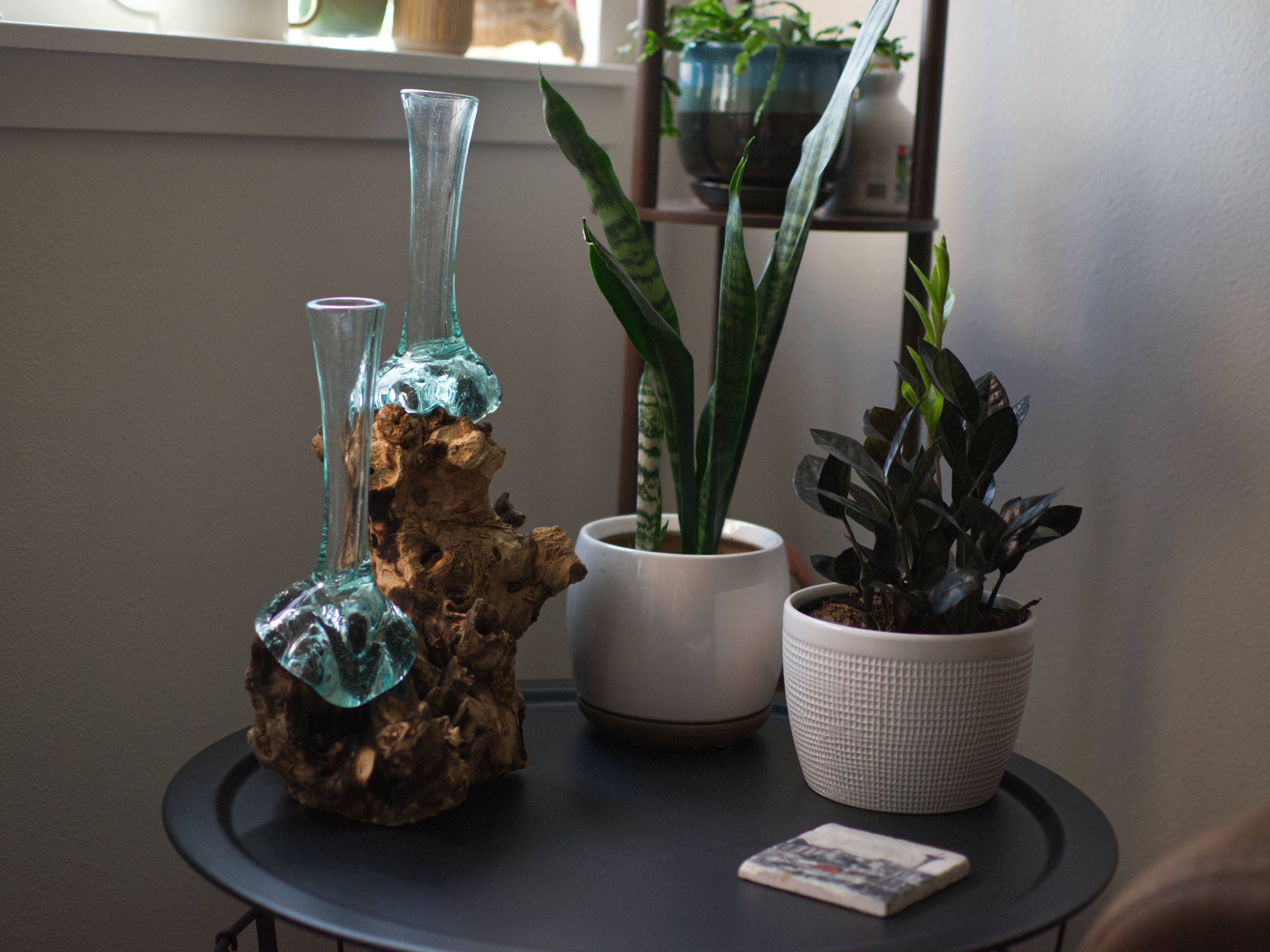 Cohasset Gifts - Wholesale Vaas - Dubbele hoge magere vaas op gamalwortel2