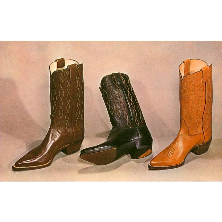 Postcard NP-218 Cowboy Boots for wholesale by Found Image Press