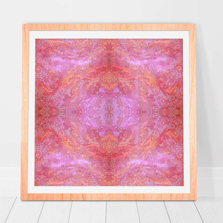 Jacaranda Fire Impressão Mandala por atacado de Creative Monsoon