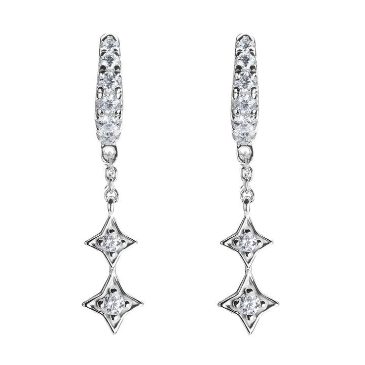 Illuminess™ Mini Aros de Plata de Ley Estrella Fugaz para venta al por mayor de BLOOMTINE | Earth Angel HQ