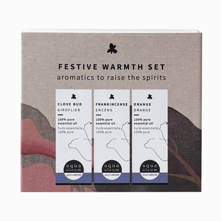 Set di Oli Essenziali Trio Calore Festivo per la vendita all'ingrosso da parte di Aqua Oleum