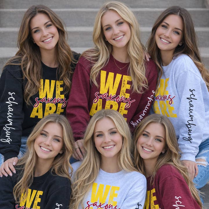 VI ÄR Anpassade Maskot T-shirts & Sweatshirts för wholesale av Trendy Chic Apparel LLC