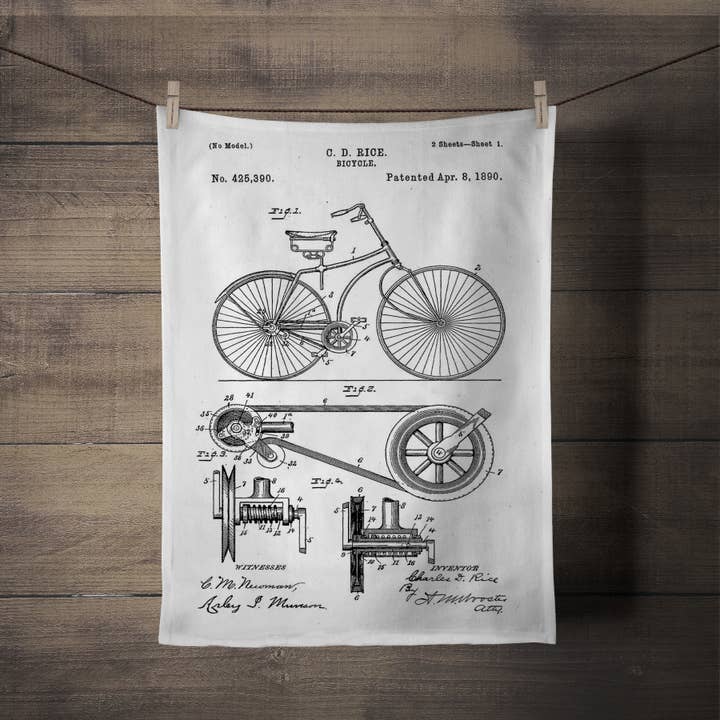 CD RICE Patent Towel for wholesale by Monahan Papers