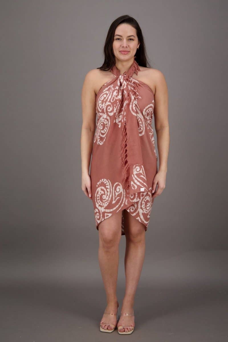 Advance Apparels - Wholesale Swim Cover Up - Women's - Block Print Pareo (12 Colors)3