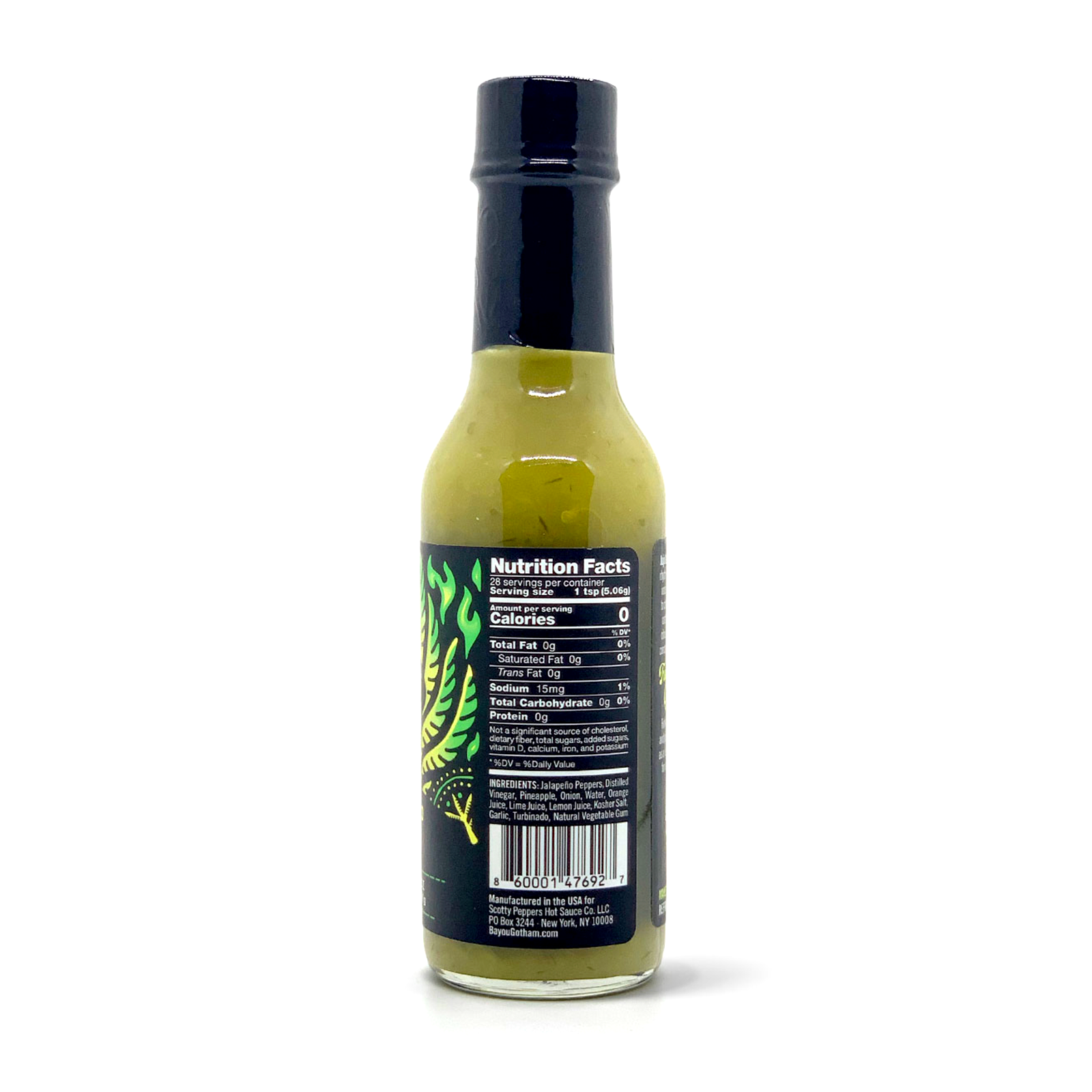 Bayou Gotham Hot Sauce - Wholesale Hot Sauce - JUJU GURU Tropic Jalapeño2