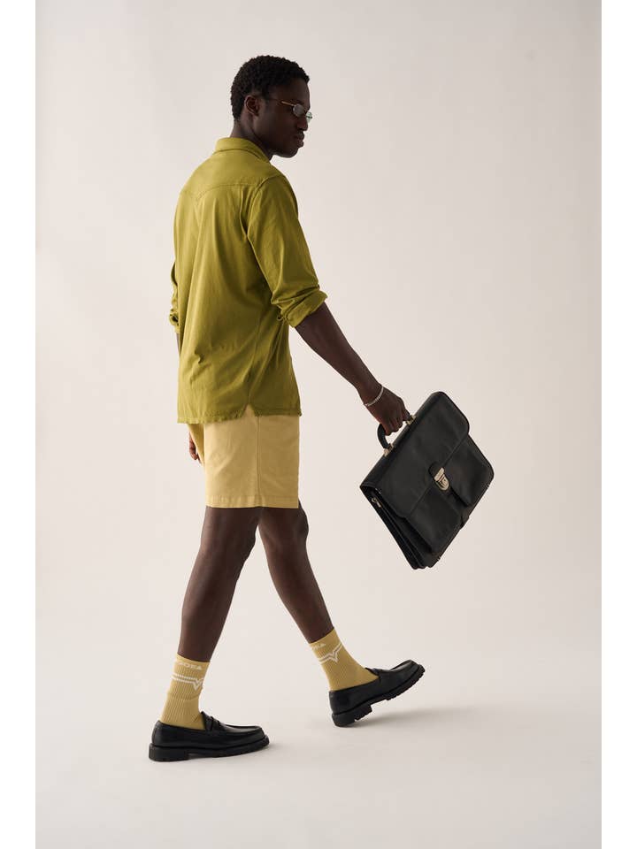 Pitagora - Wholesale Shorts - Men's - Flatwhite Bermuda Shorts