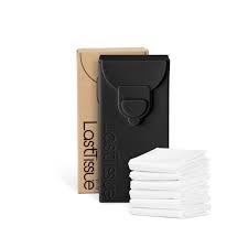 LastTissue svart - 6 återanvändbara näsdukar för wholesale av Pharmedistore