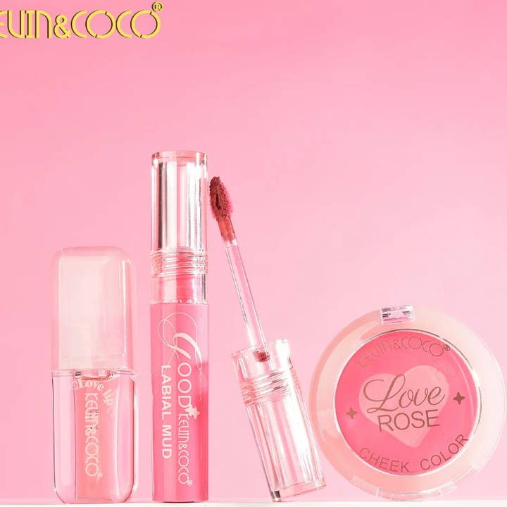 Kitty and Co./Make Up Store Near Me - Wholesale Lip Stain/Dye/Tint - Kevin & Coco Mousse Kiss Lip & Cheek Kit3