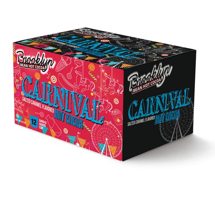 Brooklyn Bean Roastery Carnival Hot Cocoa Pods for wholesale by Two Rivers Coffee