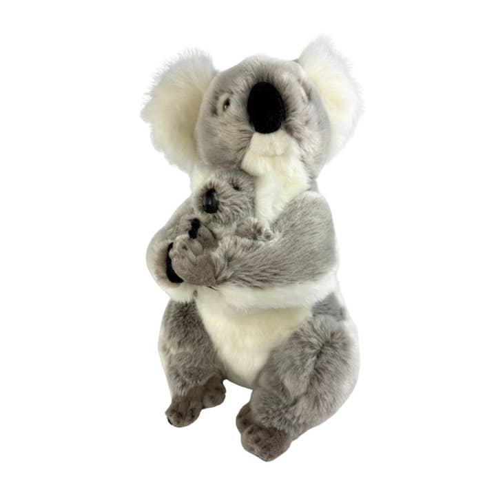 Willow - Koala con cucciolo in braccio - 38 cm per la vendita all'ingrosso da parte di Bocchetta Plush Toys