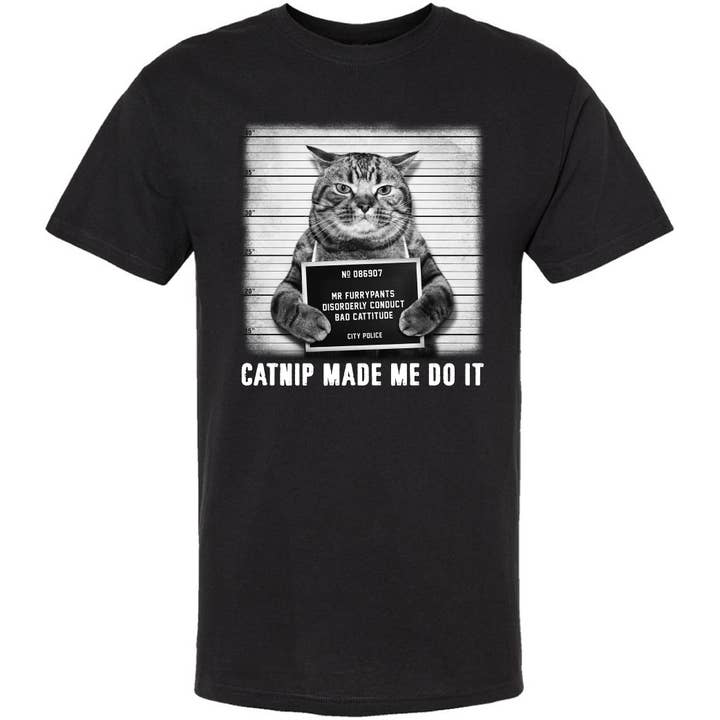 Cattitude T-Shirt for wholesale by Jailbird Designs