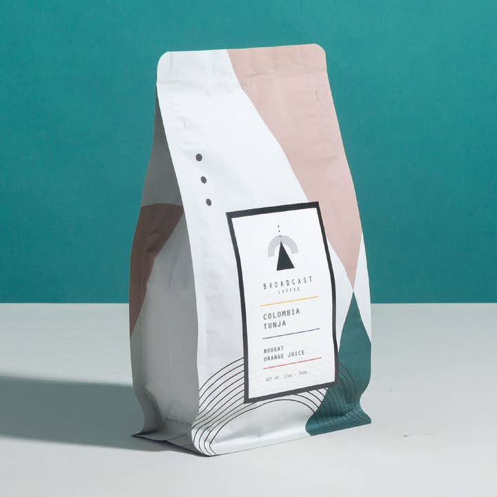 12oz Colombia Tunja for wholesale by Broadcast Coffee Roasters