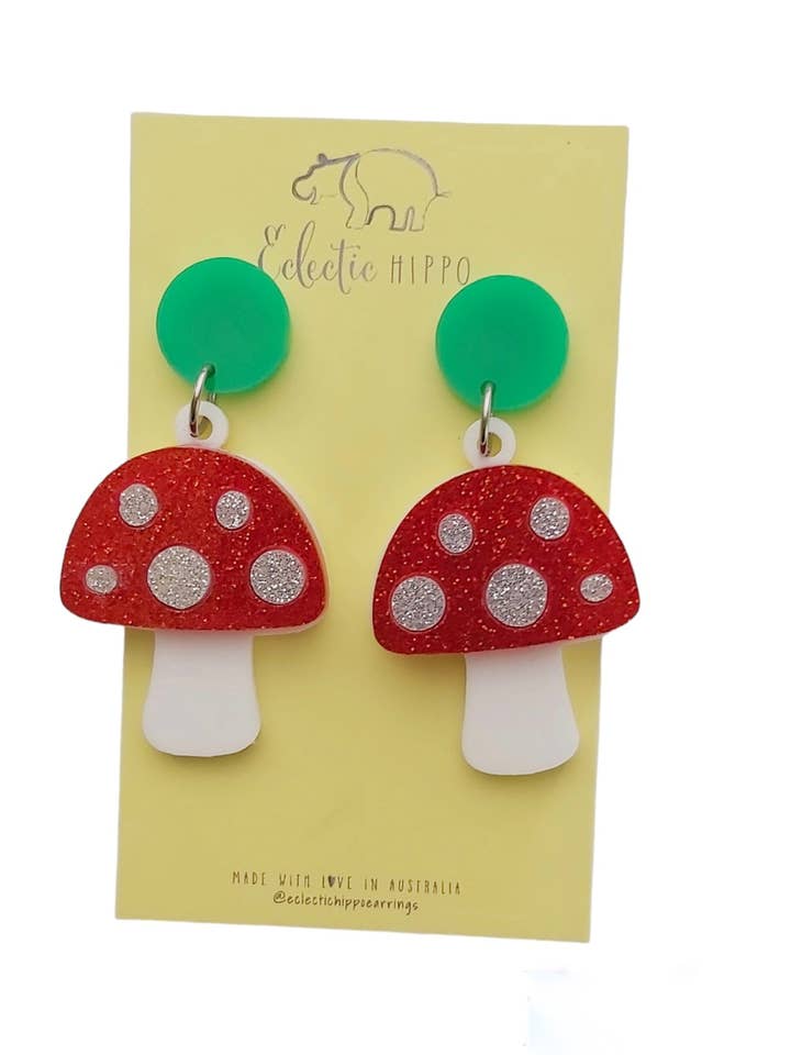 MUSHROOM DANGLES for wholesale by Eclectic Hippo