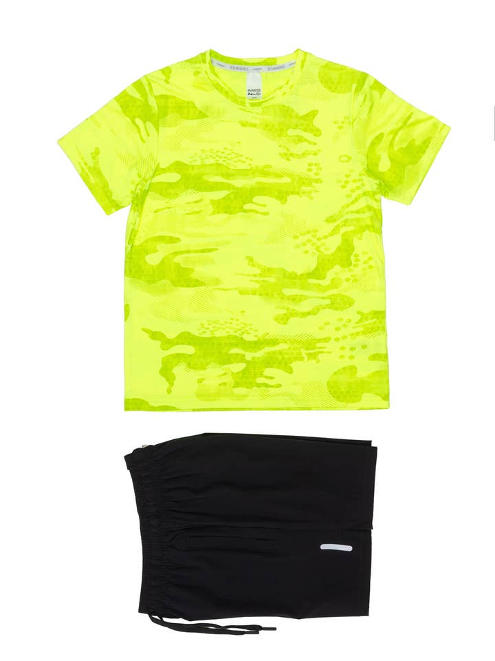 Ensemble t-shirt short sport enfant BL1015-5 pour la vente par Zayne Paris