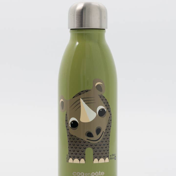 Wetchcep Rhinoceros Water Bottle for wholesale by Coq En Pate