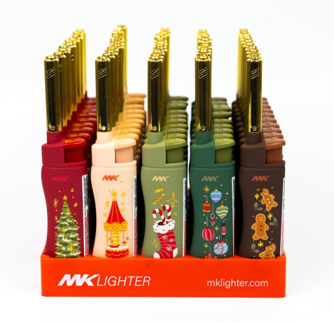 MK Lighter Company - Wholesale Lighter - MK Lighter Range Series, Xmas Set, Windproof Flame 50PC4