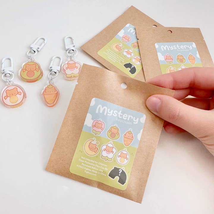 Fujibee – wholesale Keychain – Women's – Mystery Keychain Blind Bags Full Box Counter Display 20PCS2