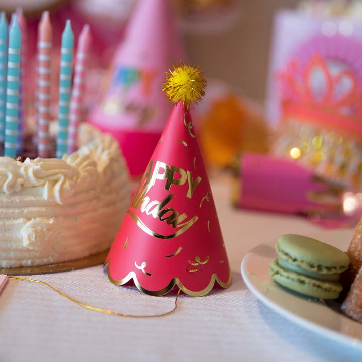 Party Partners - Wholesale Party Hat/Crown - Mini Happy Birthday Party Hats