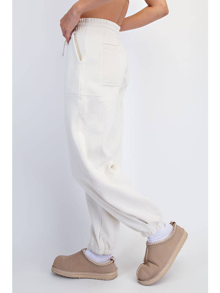 Rae Mode - Wholesale Athletic Pants - Women's - FLEECE COCOON JOGGER SWEATPANTS2