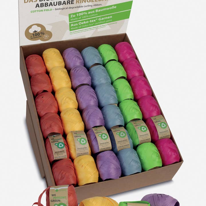 Cotton Curling Ribbon X72 for wholesale by Deva Designs Ltd