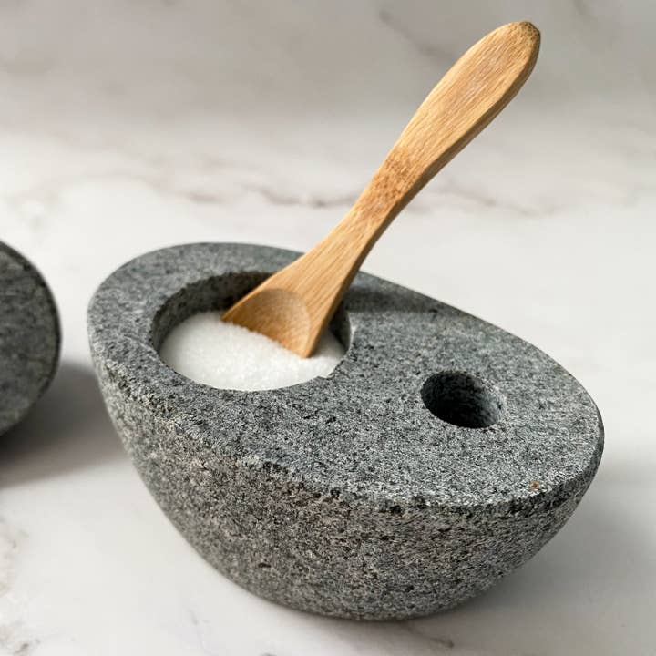 Funky Rock Designs - Wholesale Salt Mill - Stone Salt Cellar6