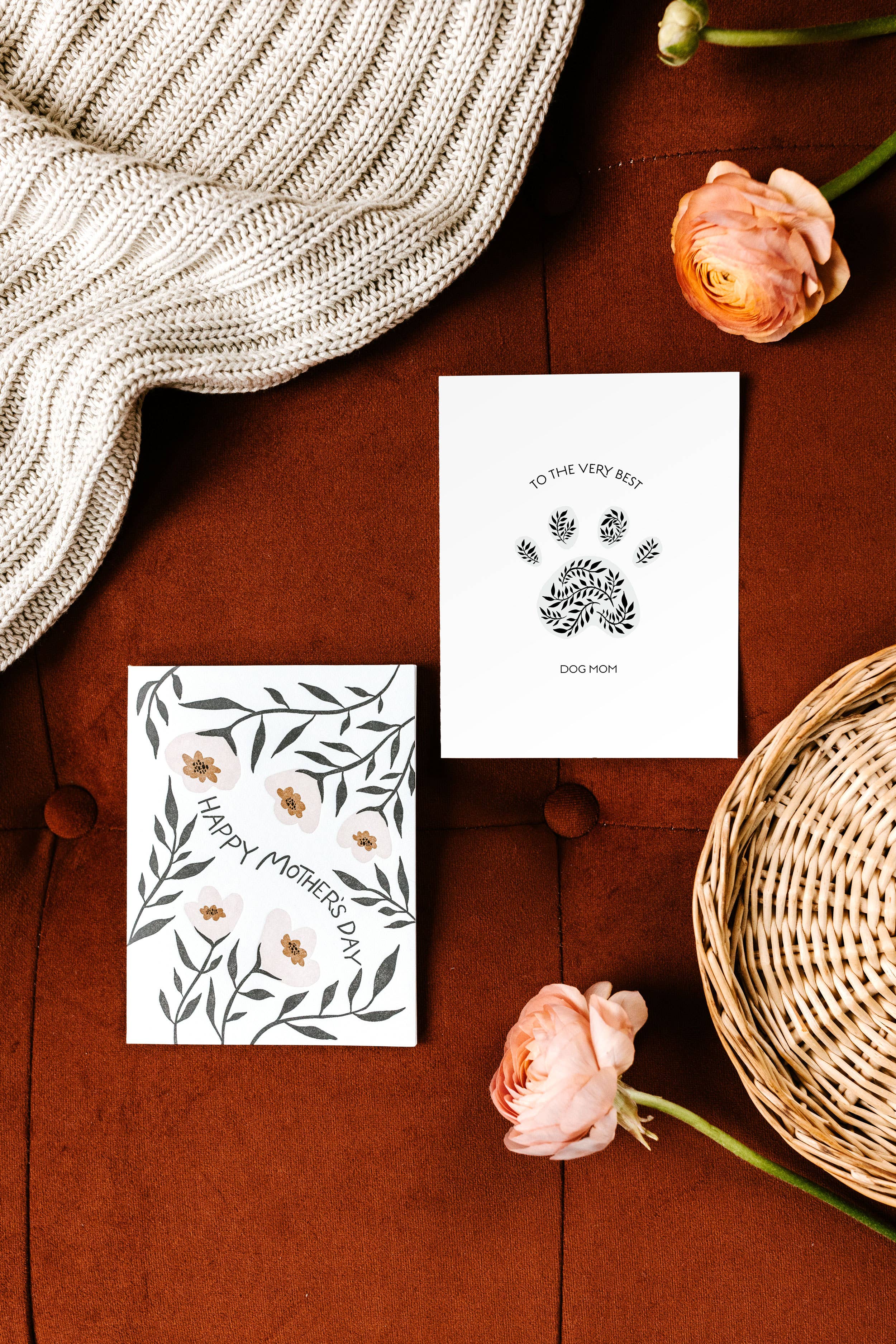 Lake Erie Design Co. - Wholesale Mother's Day Card - Best Dog Mom - Mother's Day - Letterpress Card2