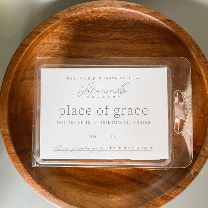 Plaats van Grace Wax Melt voor wholesale door Blake Candle Company