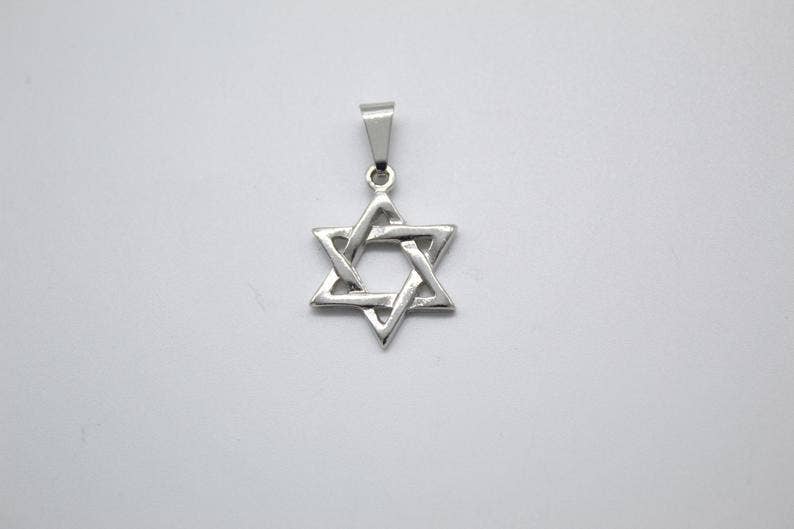 MIA Jewelry – wholesale Individuell berlock/hänge – K18 guld fylld Davidsstjärna hänge (A263)3