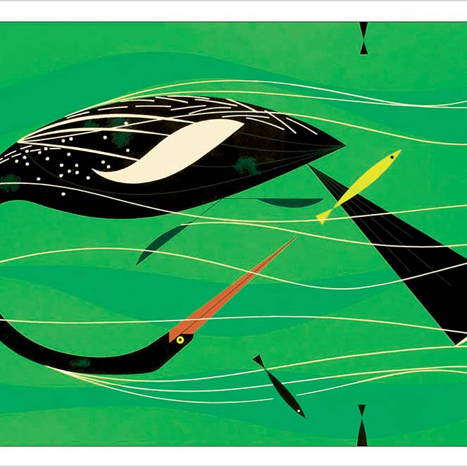 Pomegranate - Wholesale Postcard Set - Birds by Charley Harper Book of Postcards