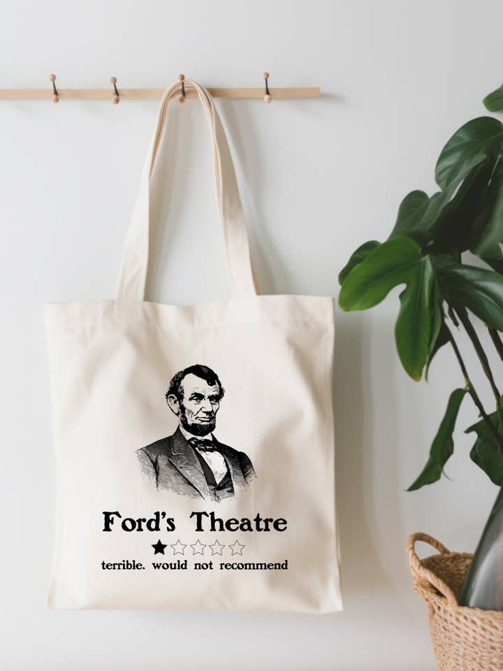 Ford's Theater Canvas Tote Bag for wholesale by EnchantingSunshine
