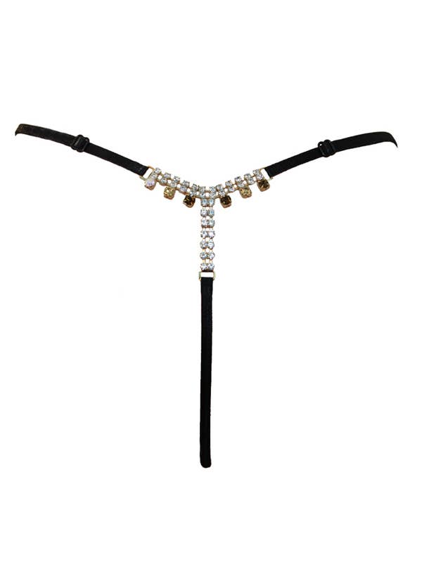 Justerbar Ginger Jewel Thong för wholesale av Folylingerie