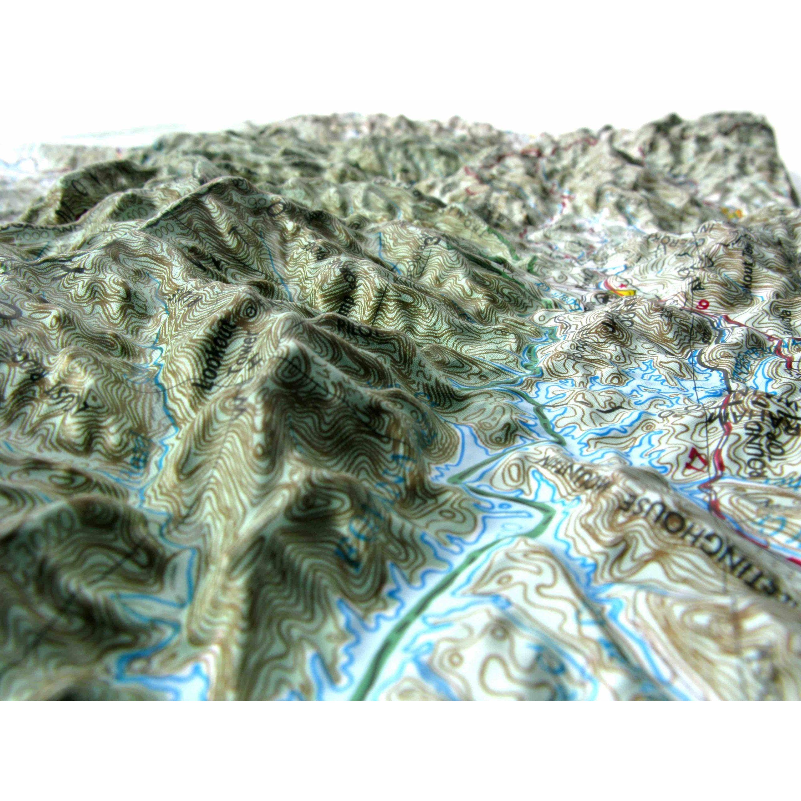 Map Shop - Wholesale Map - Great Smoky Mountains Raised Relief Map by Hubbard2