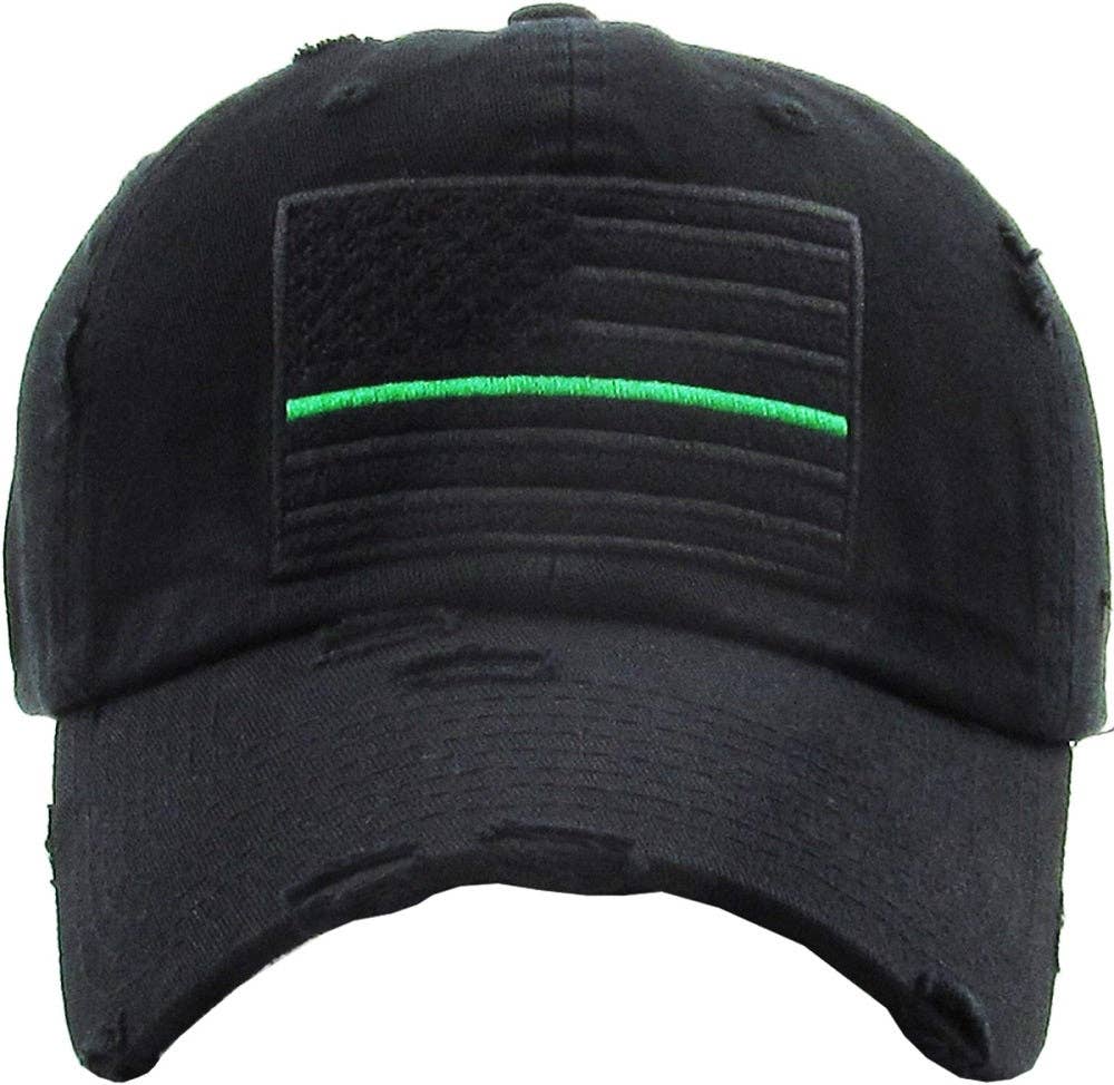 MiMi Wholesale - Wholesale Baseball Cap - Women's - KBVT209 American Flag Washed Vintage Distressed Baseball Cap2