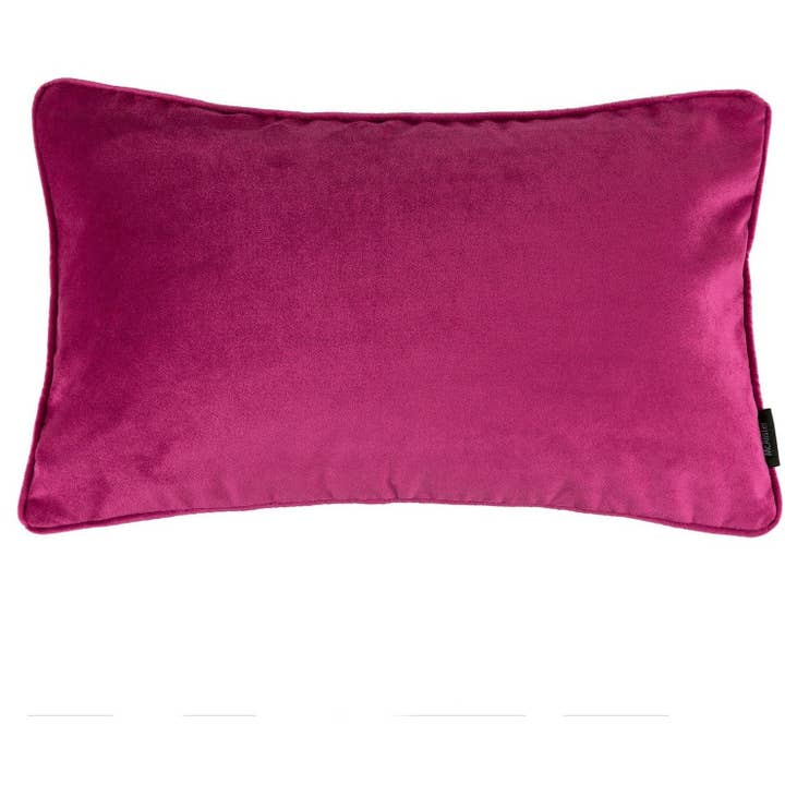 Matt Fuchsia Pink Velvet Pillow for wholesale by Mcalister textiles