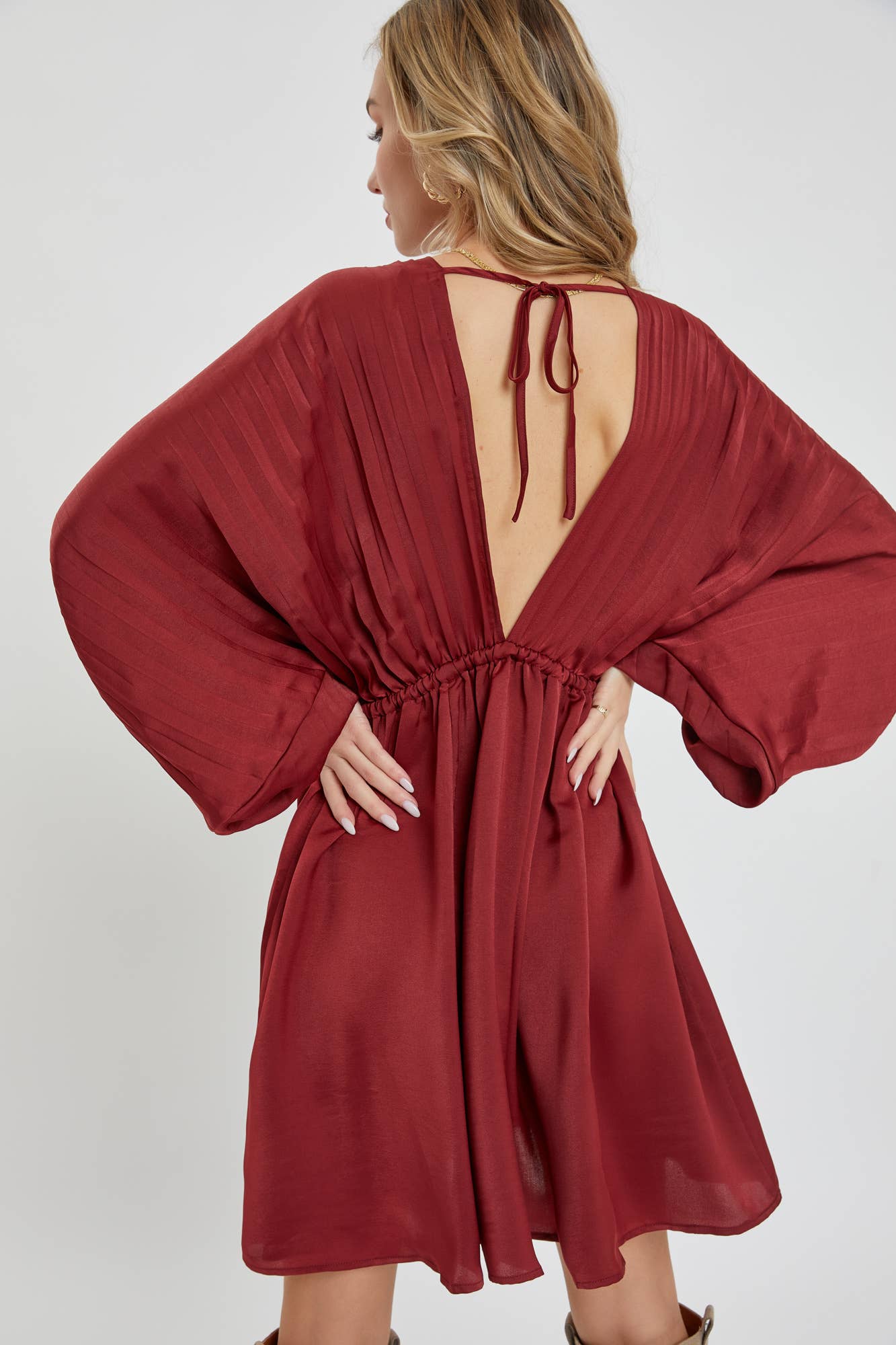 Sweet Lovely by Jen – Engroshandel Kjole - Dame – SATIN MINI KJOLE17